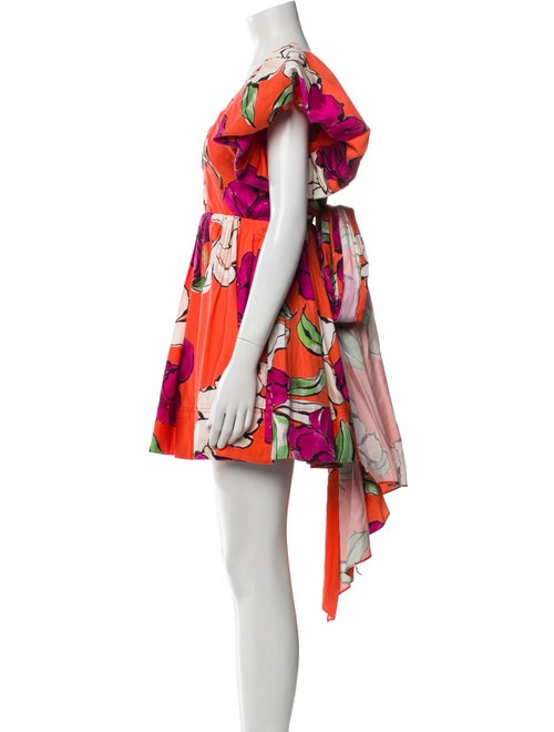 Aje Floral Print Mini Dress