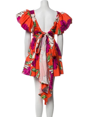 Aje Floral Print Mini Dress