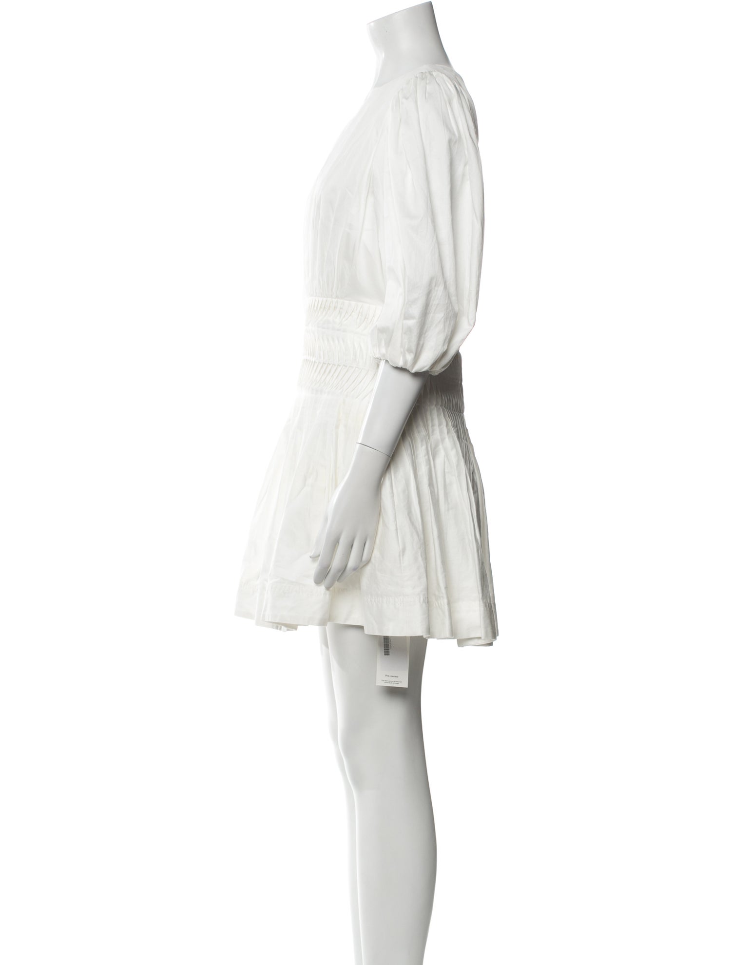 Aje Bateau Neckline Mini Dress