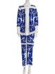 Aje Silk Printed Pant Set