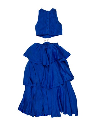 Aje Linen Long Dress