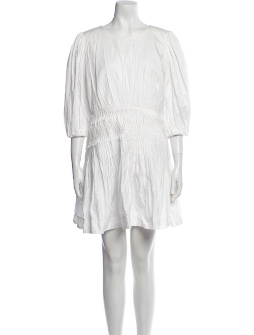 Aje Scoop Neck Mini Dress