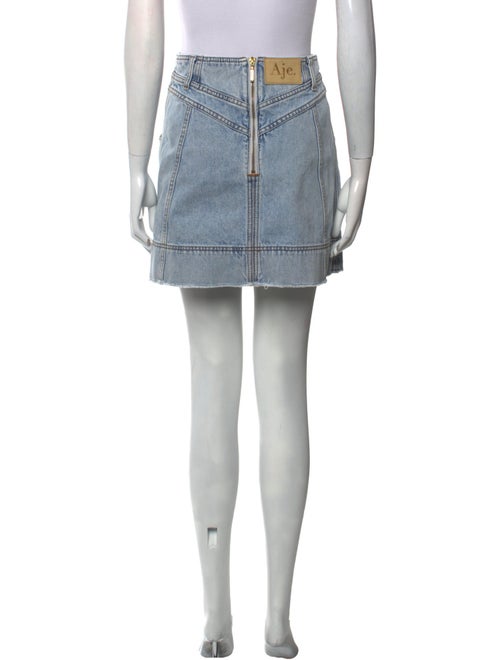 Aje Raw-Edge Trim Mini Skirt