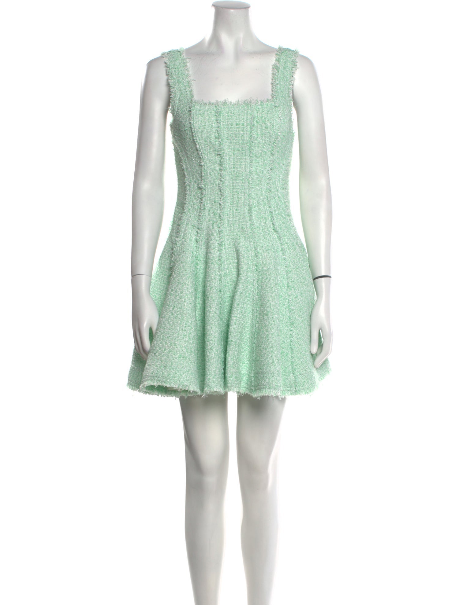 Aje Square Neckline Mini Dress