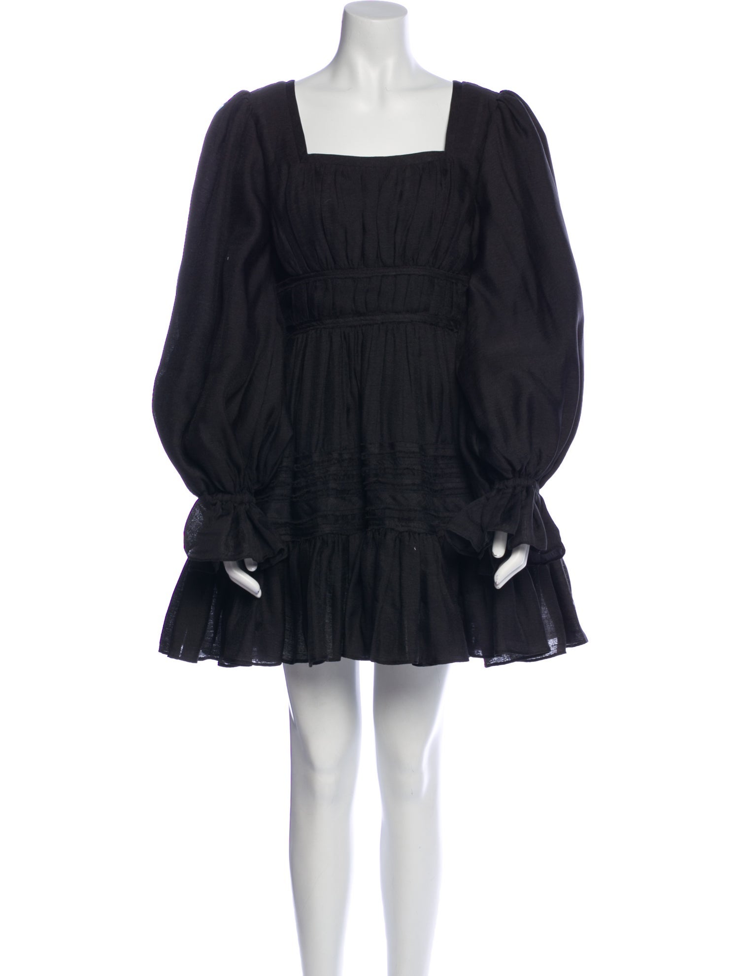 Aje Square Neckline Mini Dress