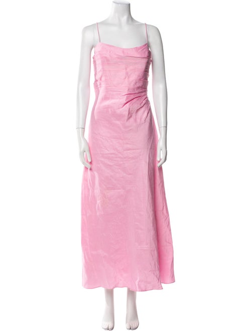 Aje Square Neckline Long Dress