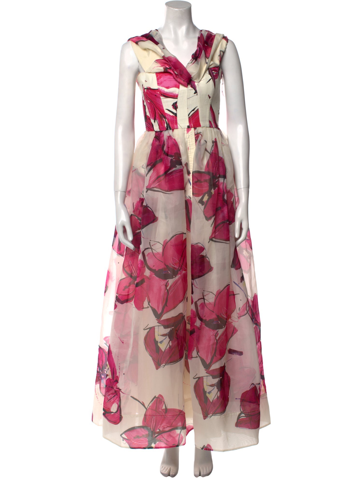 Aje Linen Long Dress