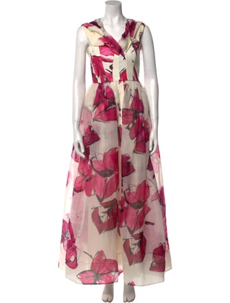 Aje Linen Long Dress