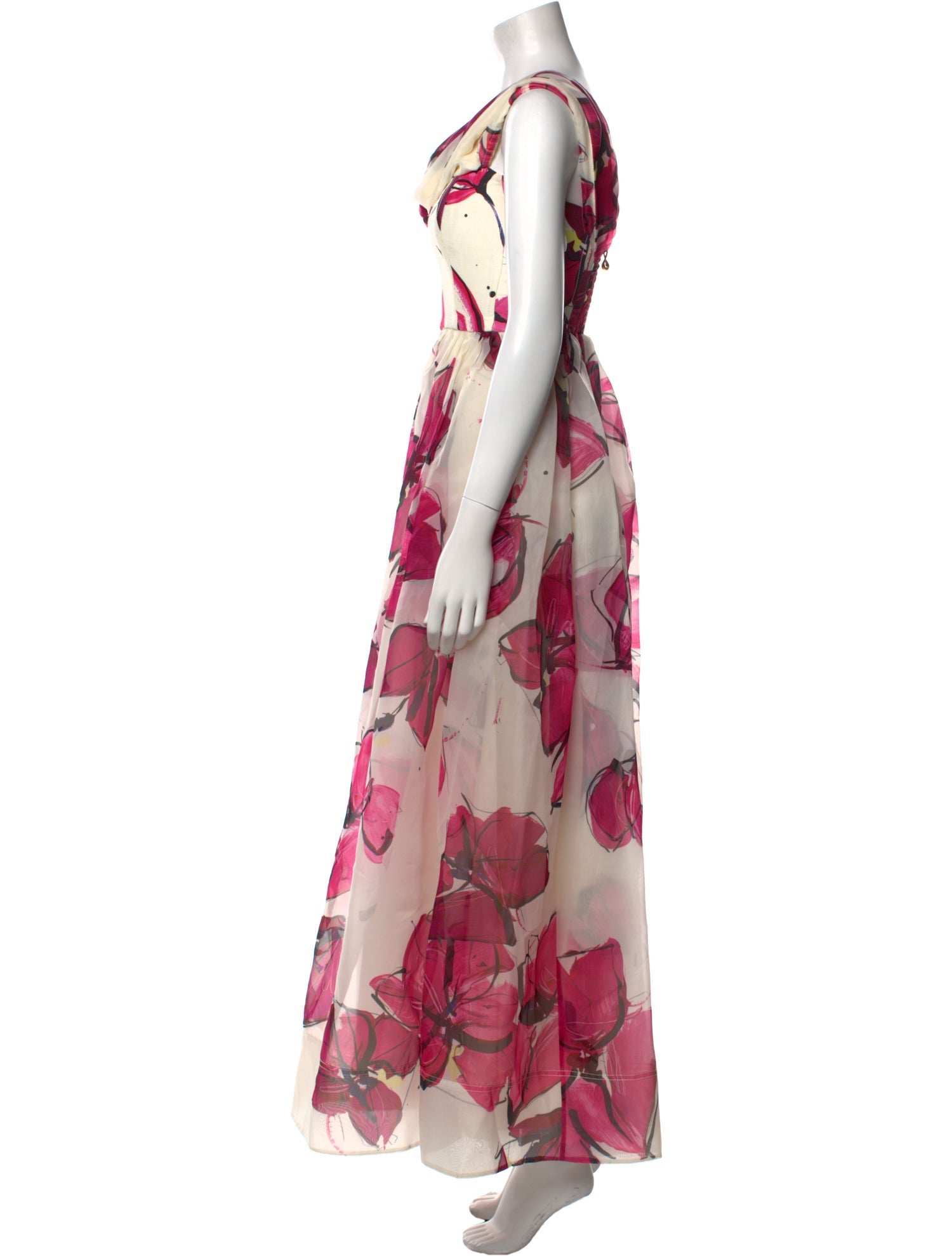 Aje Linen Long Dress