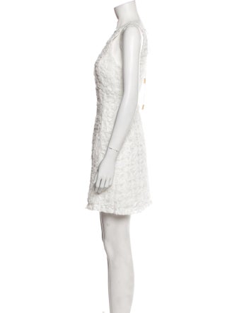 Aje Bateau Neckline Mini Dress