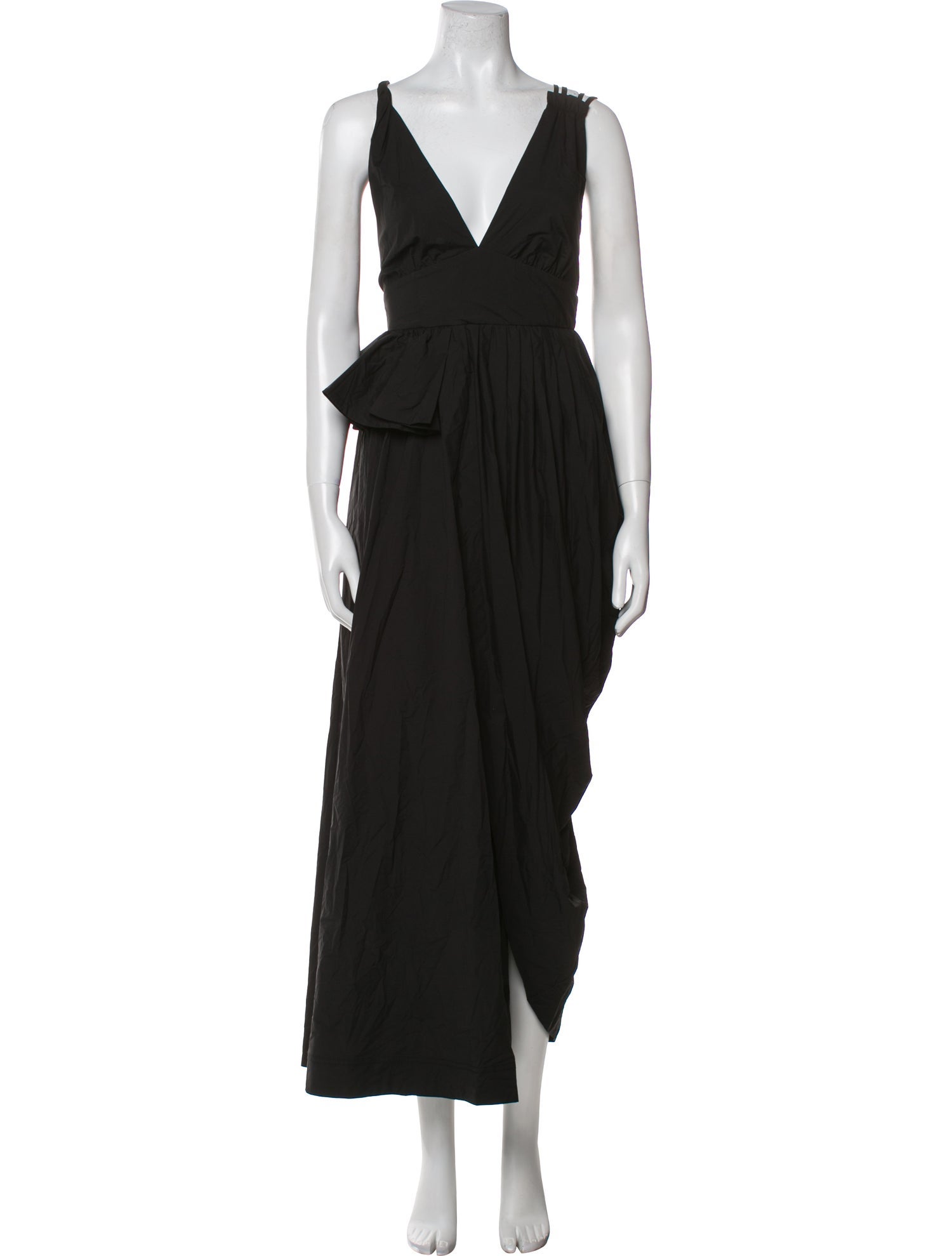 Aje V-Neck Midi Length Dress