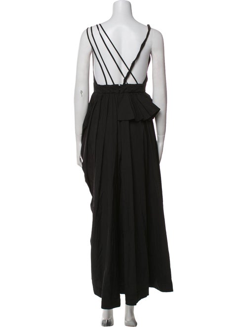 Aje V-Neck Midi Length Dress