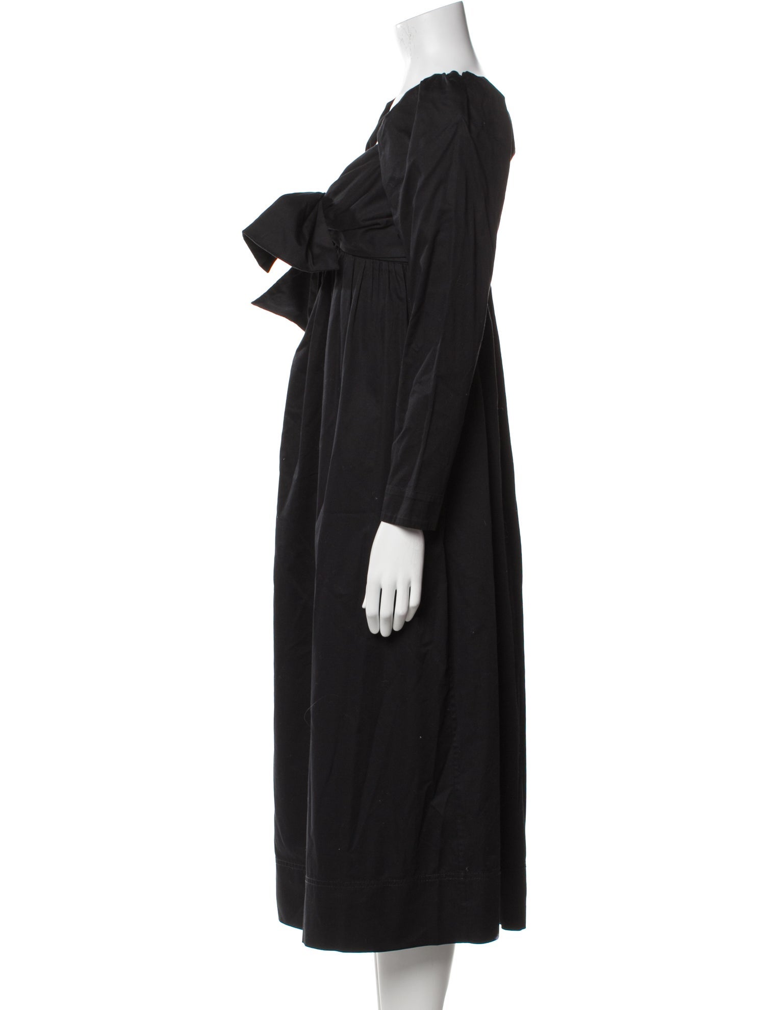 Aje Square Neckline Midi Length Dress