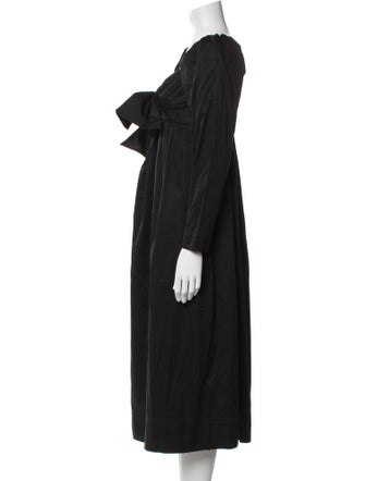 Aje Square Neckline Midi Length Dress