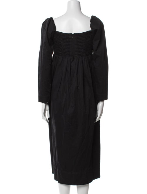 Aje Square Neckline Midi Length Dress