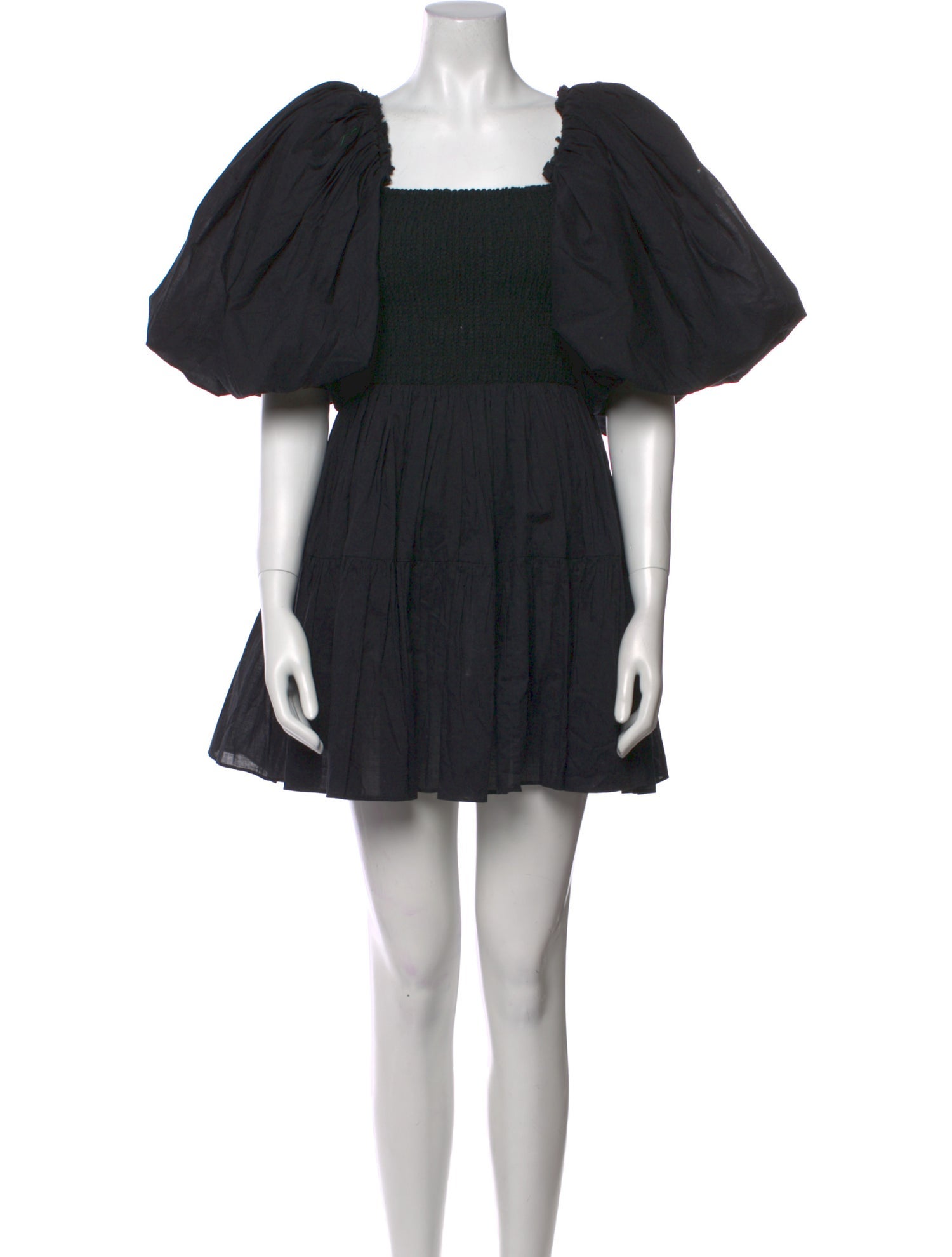 Aje Square Neckline Knee-Length Dress