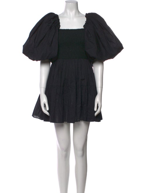 Aje Square Neckline Knee-Length Dress