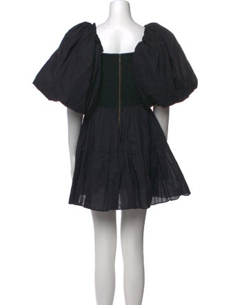 Aje Square Neckline Knee-Length Dress