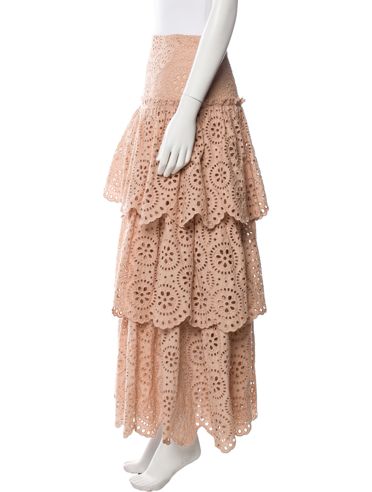 Aje Lace Pattern Long Skirt