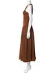 Aje Crew Neck Long Dress