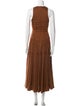 Aje Crew Neck Long Dress