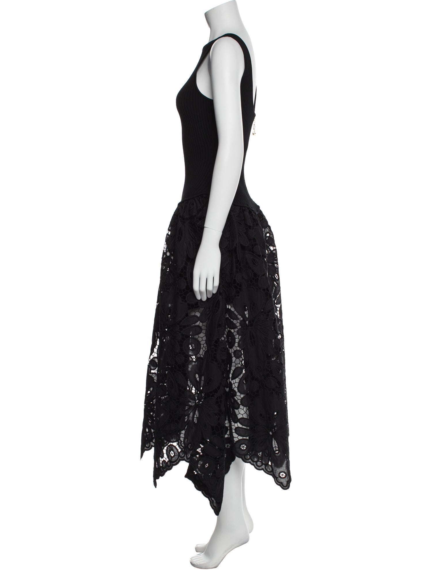 Aje Lace Pattern Long Dress w/ Tags