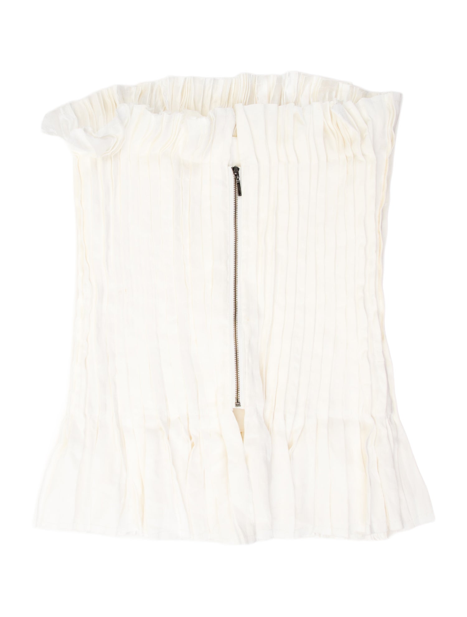 Aje Linen Strapless Blouse