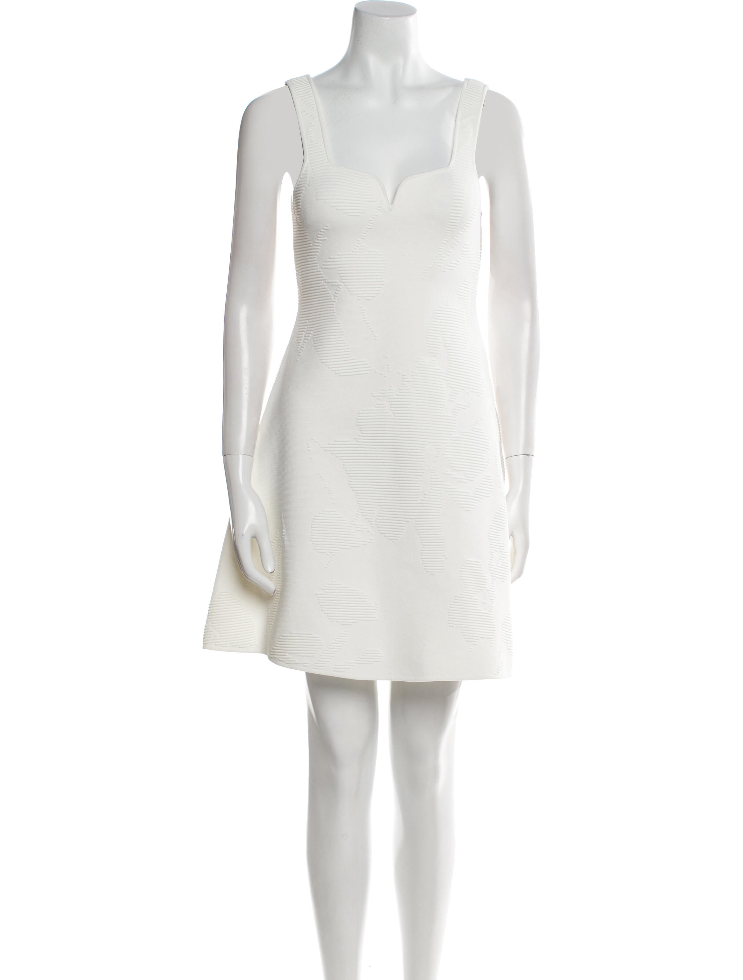 Aje Square Neckline Mini Dress