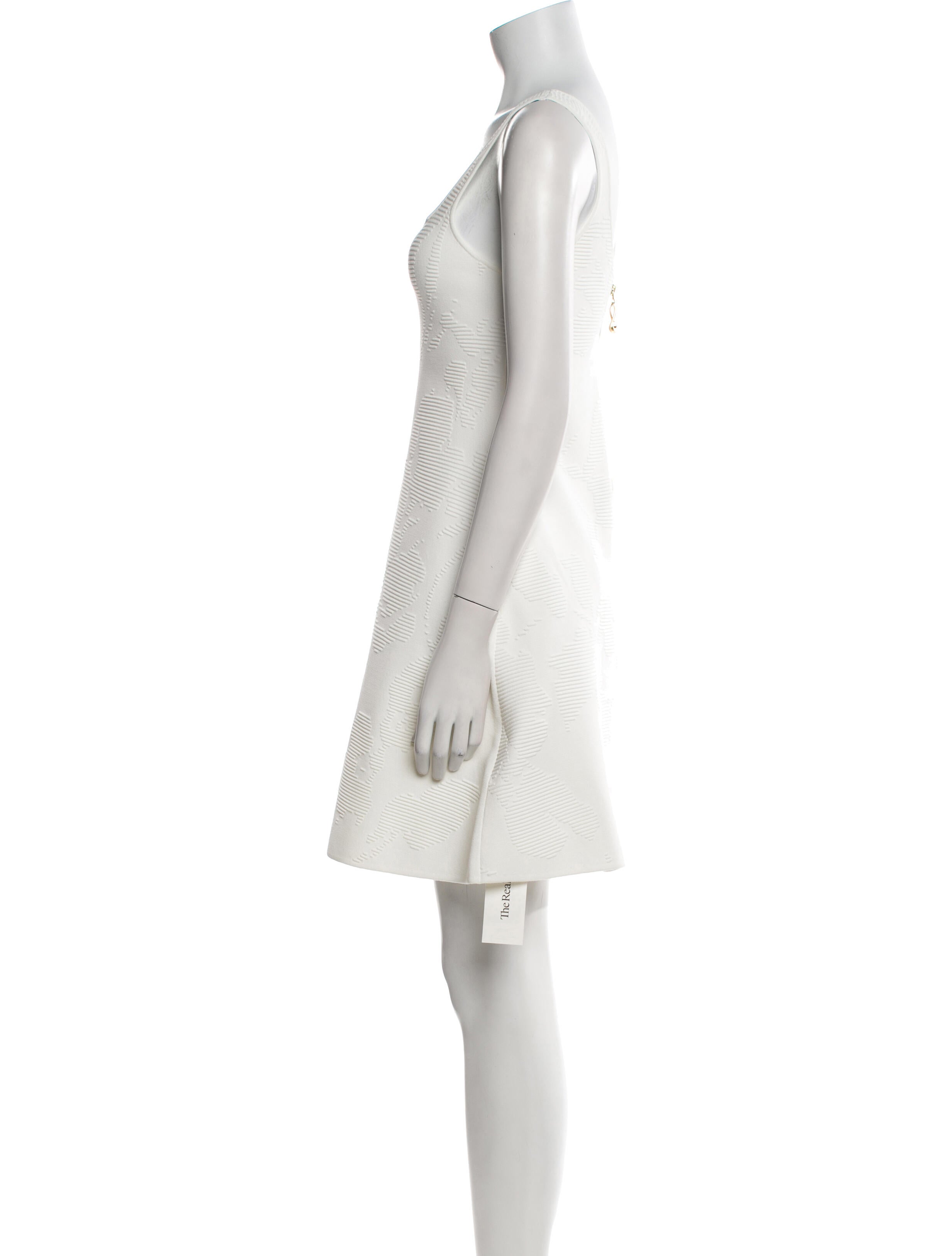 Aje Square Neckline Mini Dress