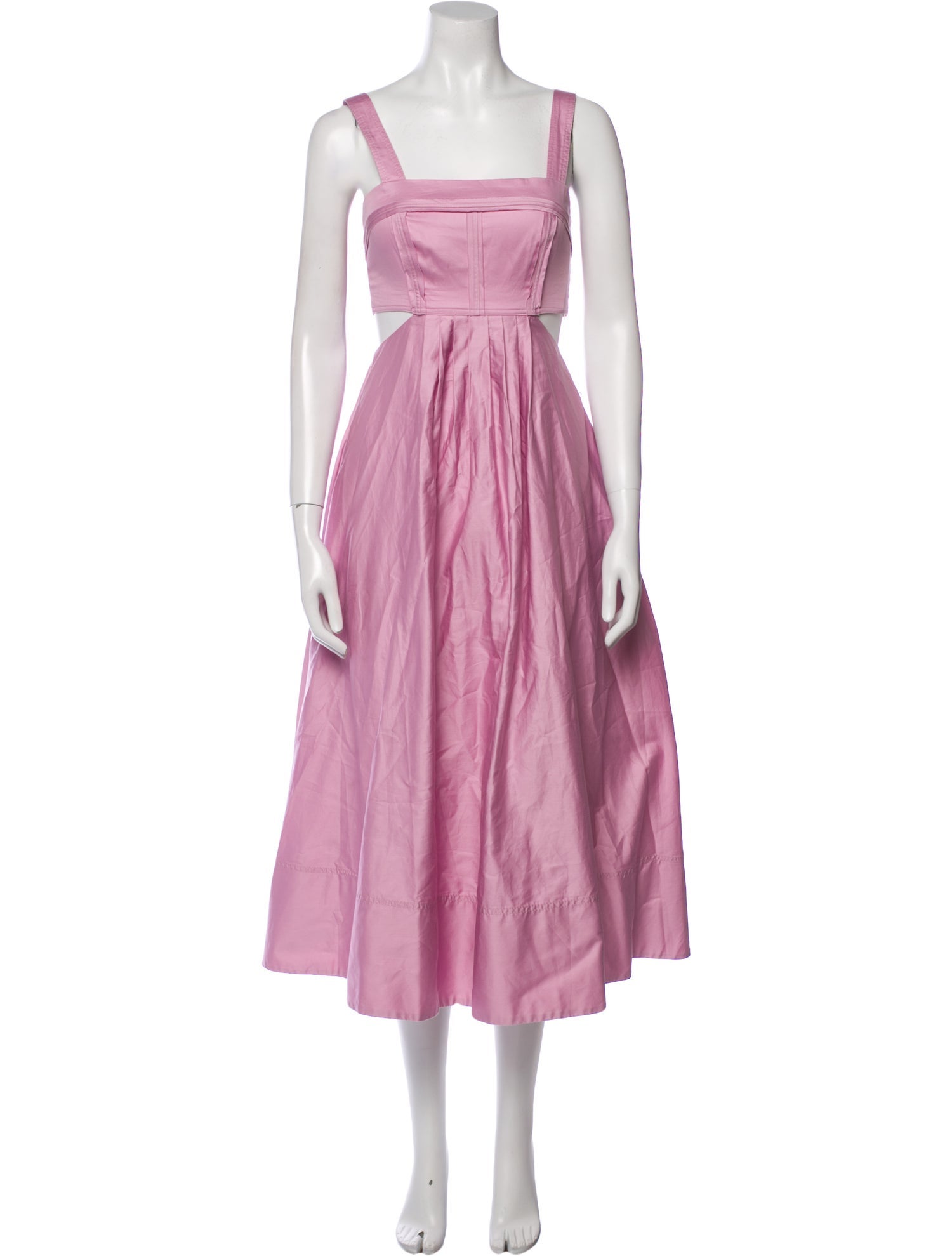 Aje Square Neckline Long Dress