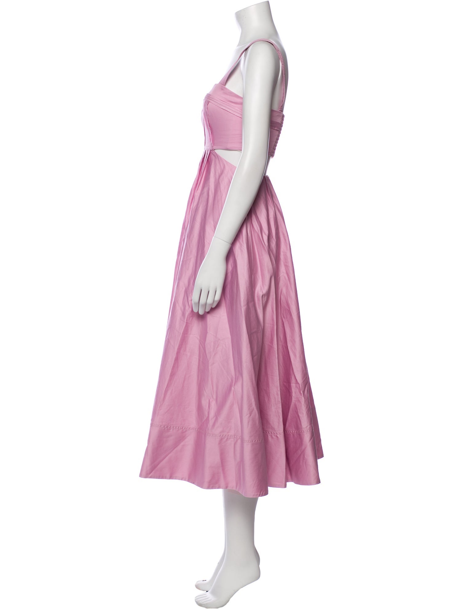 Aje Square Neckline Long Dress