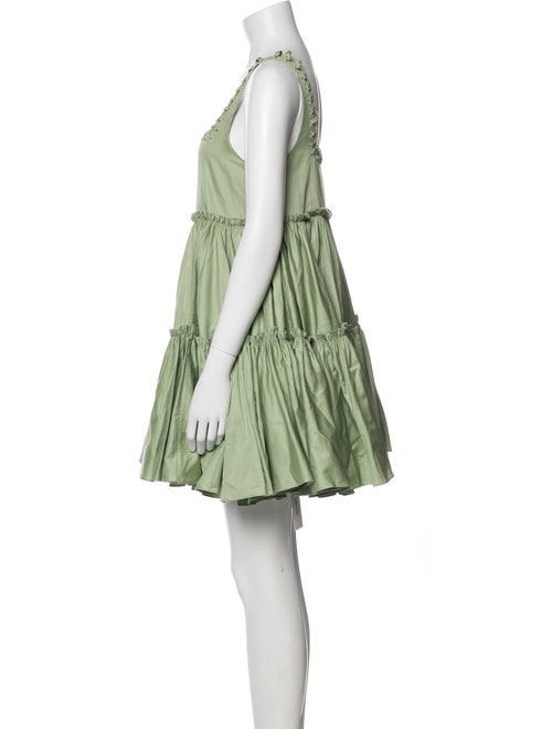 Aje Square Neckline Mini Dress