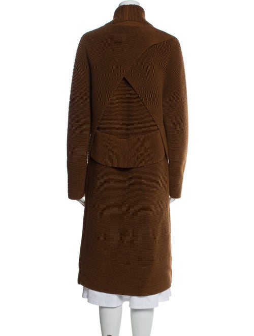 Aje Striped Open Front Sweater