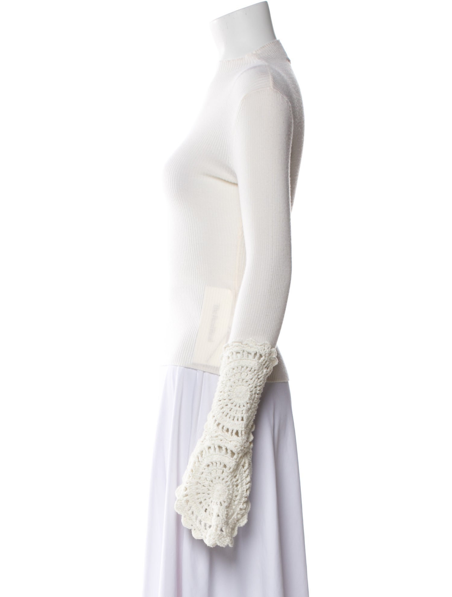 Aje Merino Wool Mock Neck Sweater