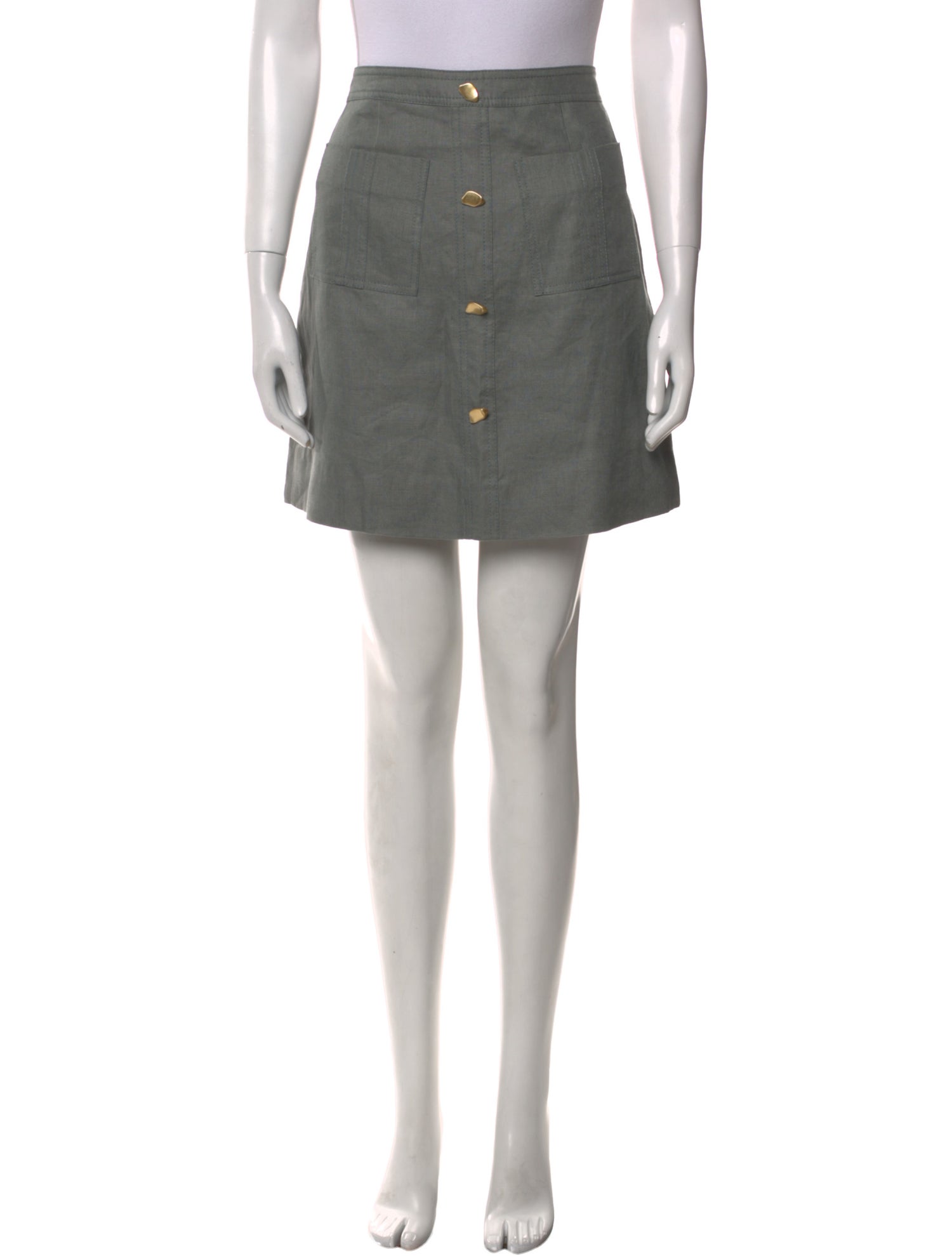 Aje Linen Mini Skirt