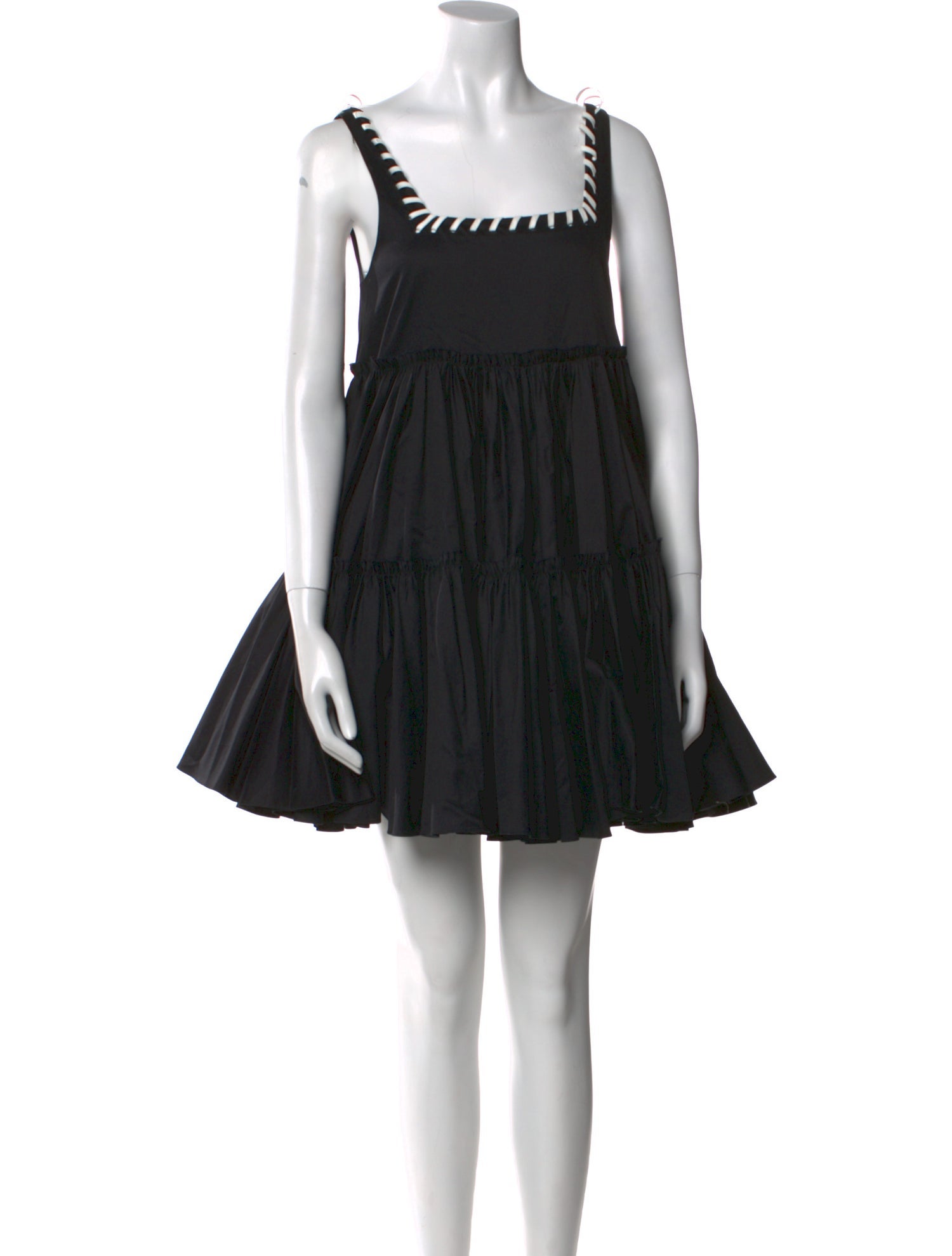 Aje Square Neckline Mini Dress