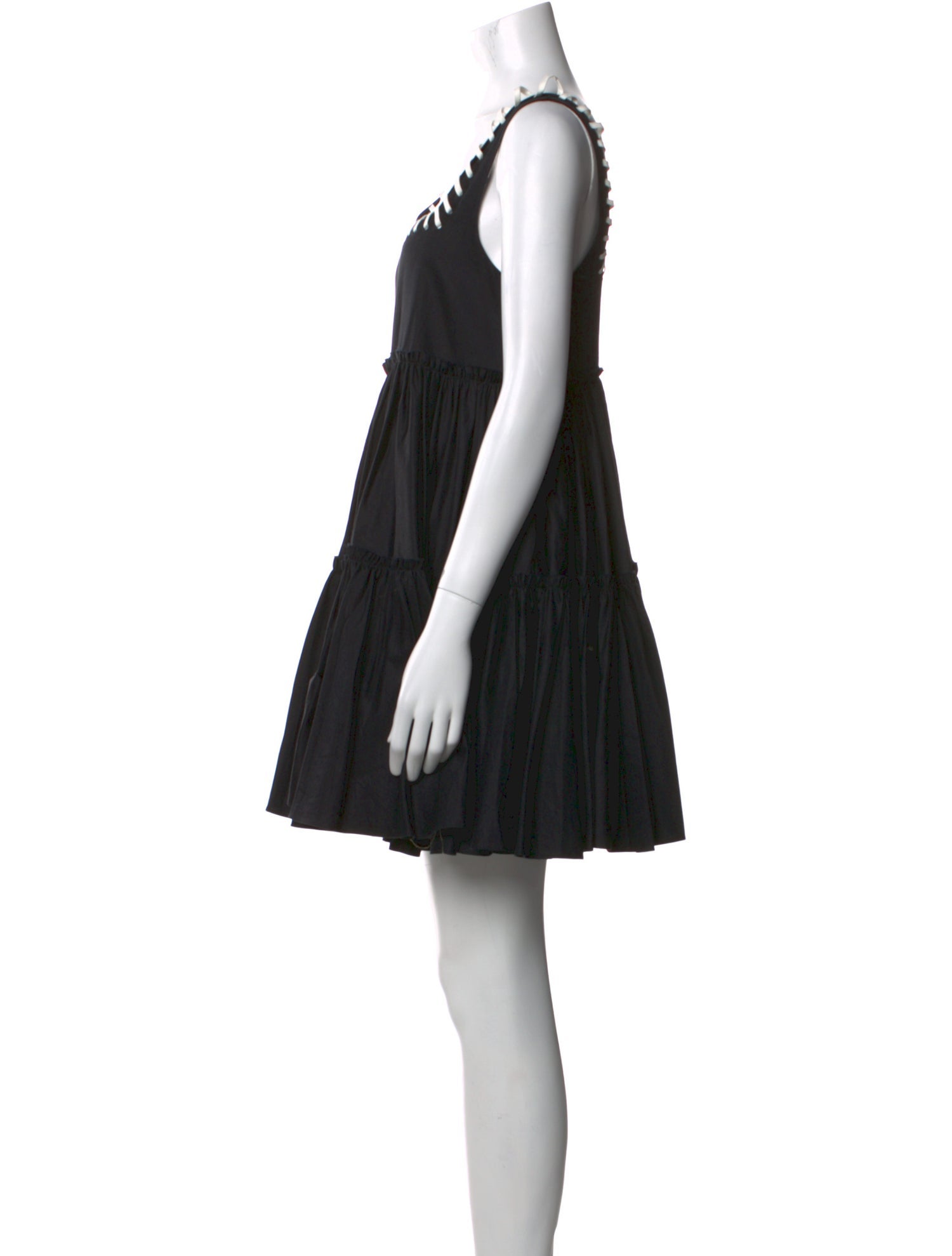 Aje Square Neckline Mini Dress