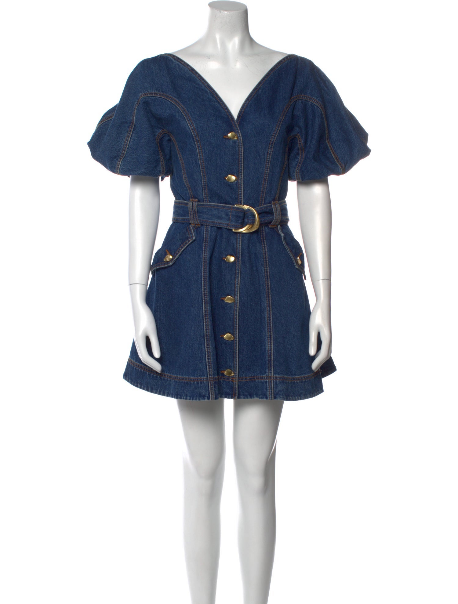 Aje V-Neck Mini Dress w/ Tags