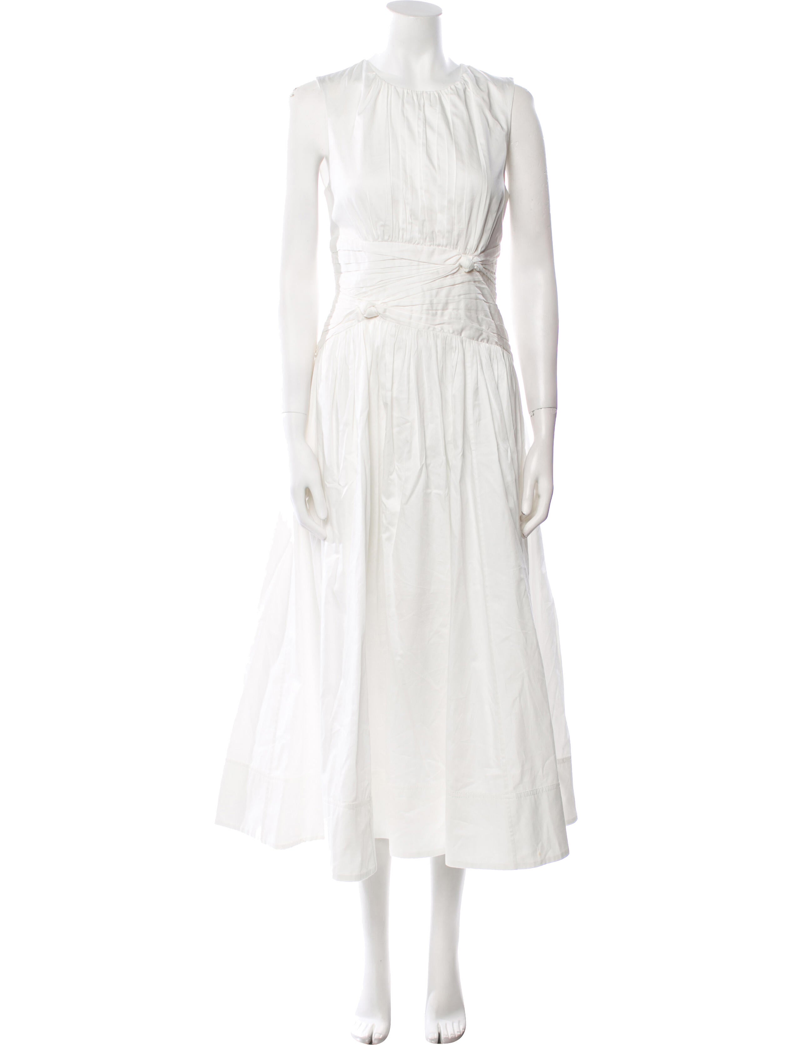 Aje Crew Neck Long Dress