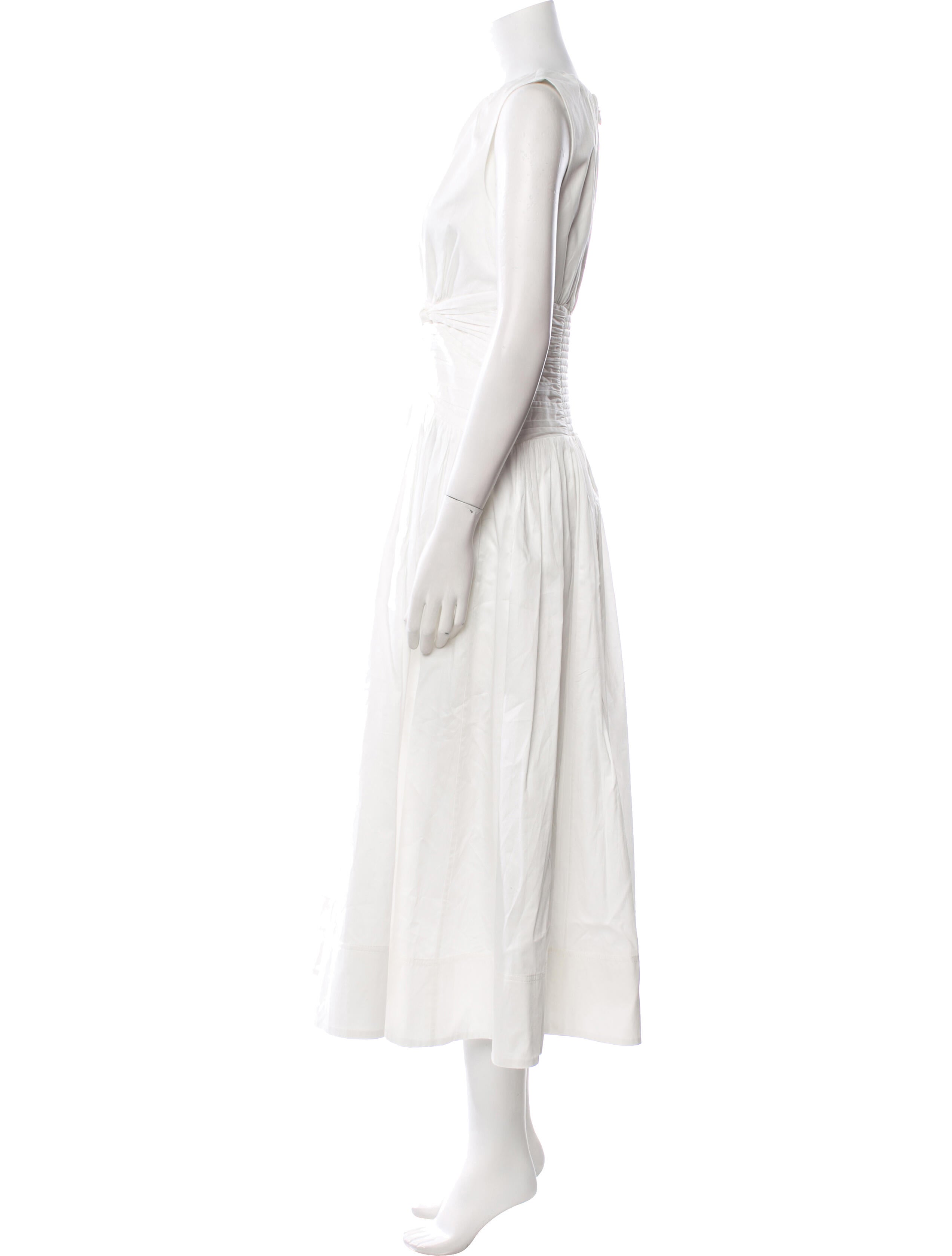 Aje Crew Neck Long Dress