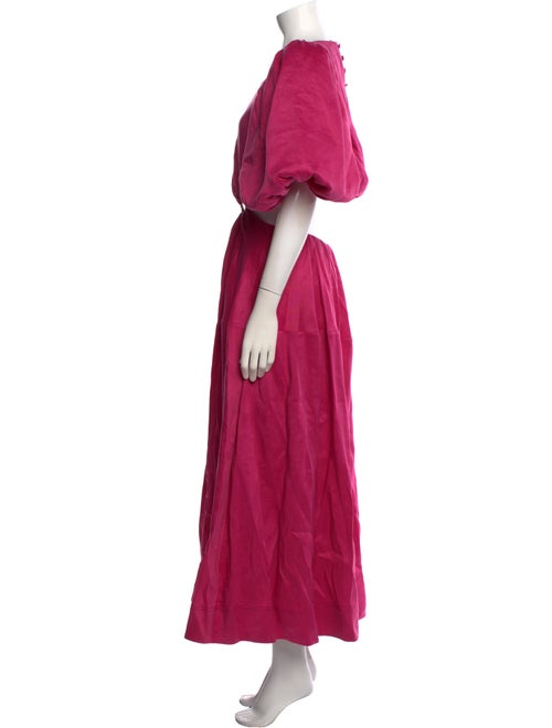 Aje Linen Long Dress