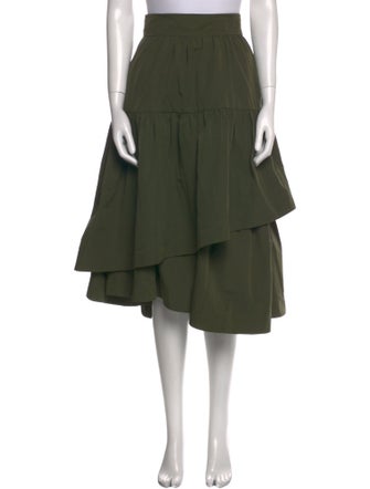 Aje Ruffle Embellishment Midi Length Skirt