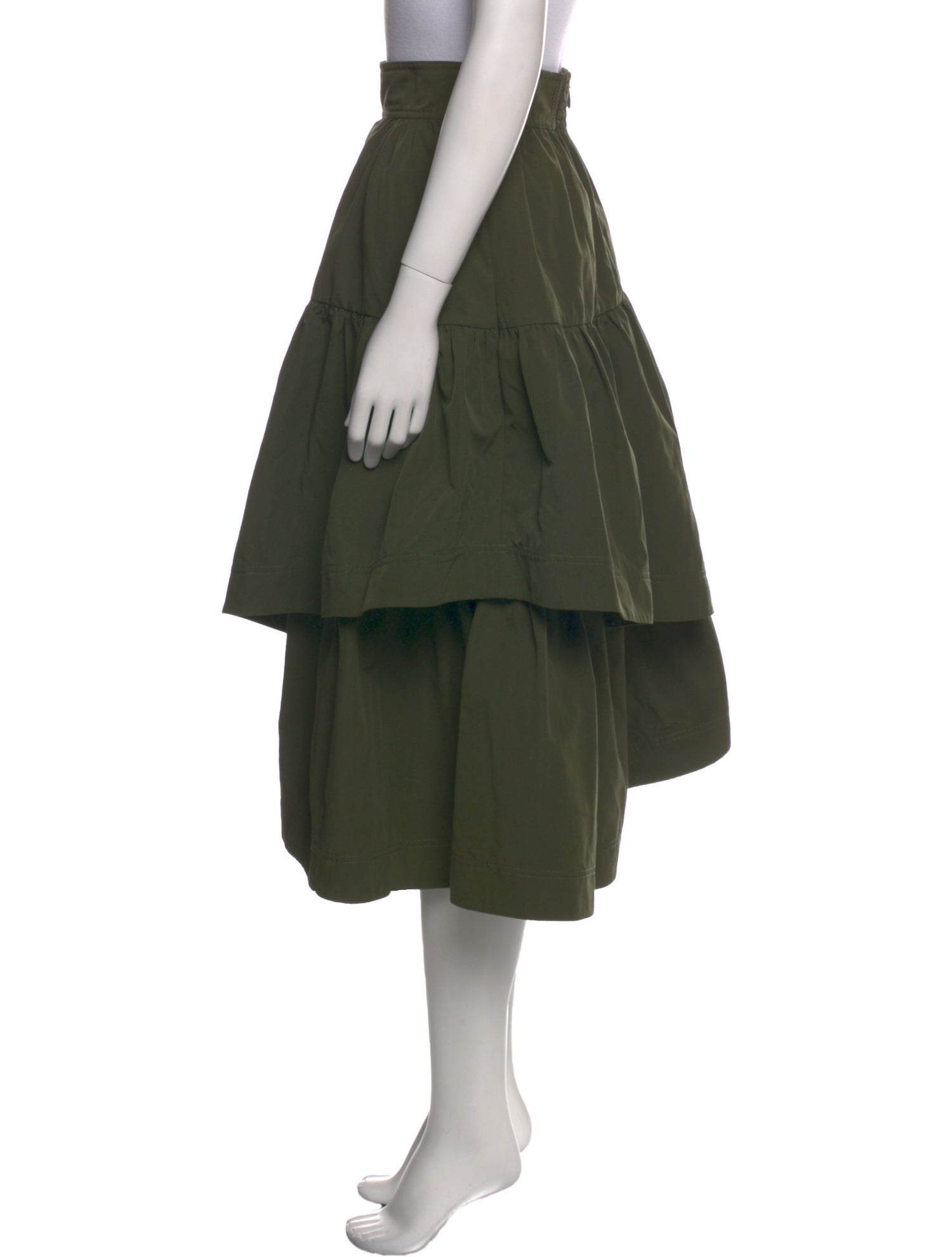 Aje Ruffle Embellishment Midi Length Skirt