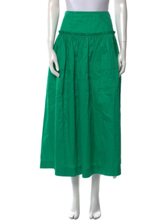 Aje Pleated Accents Midi Length Skirt
