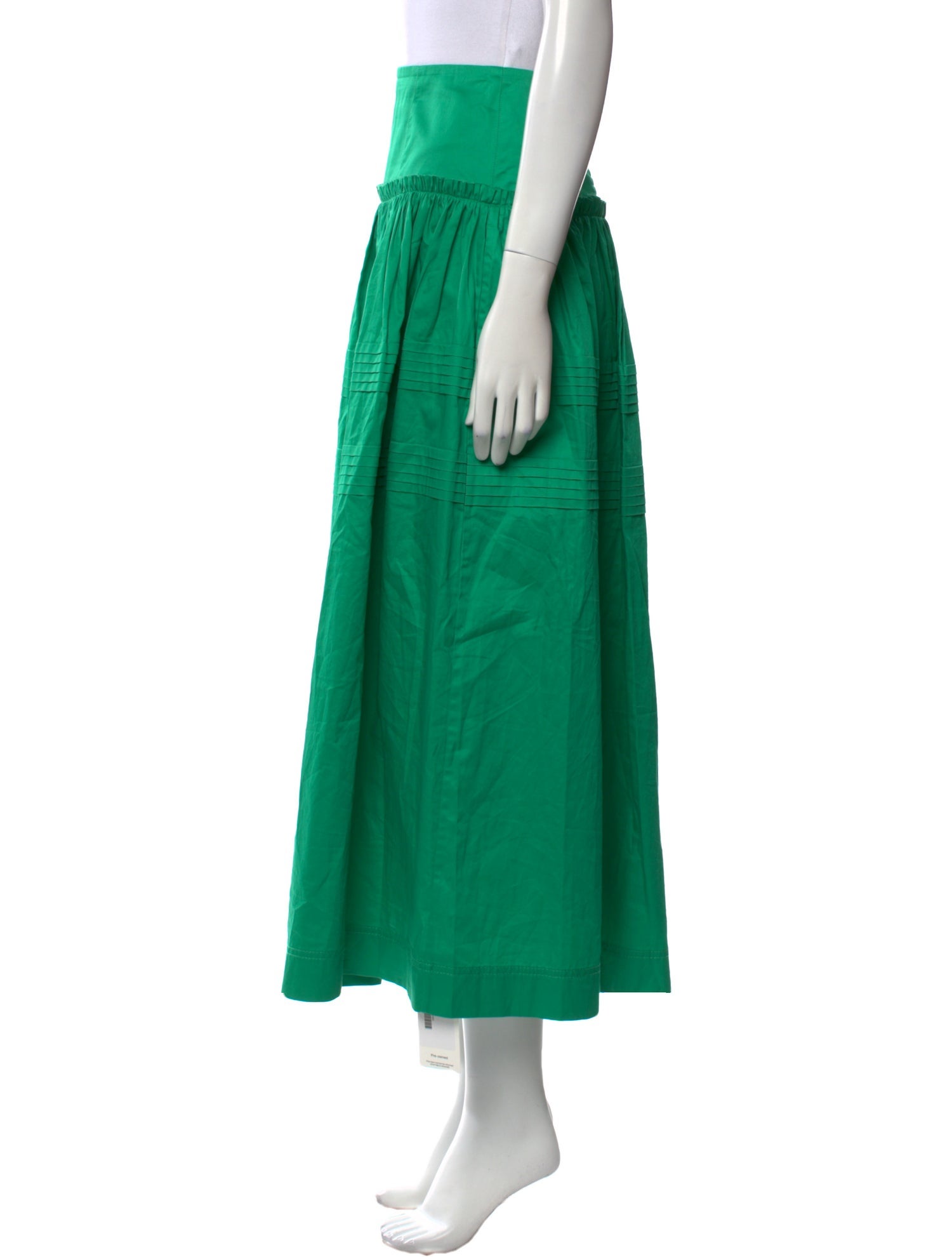 Aje Pleated Accents Midi Length Skirt