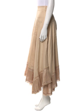 Aje Linen Midi Length Skirt