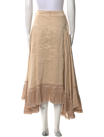 Aje Linen Midi Length Skirt