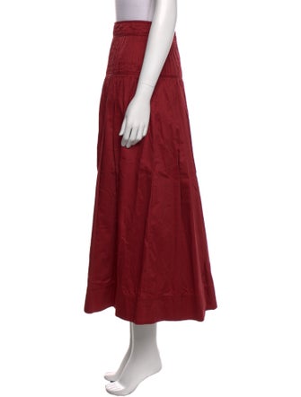 Aje Pleated Accents Midi Length Skirt