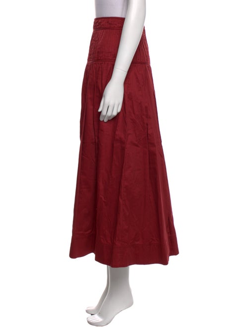 Aje Pleated Accents Midi Length Skirt