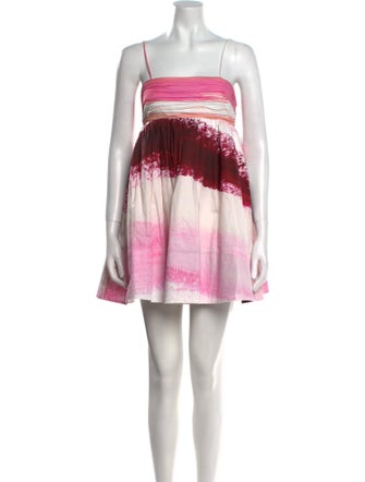 Aje Printed Mini Dress